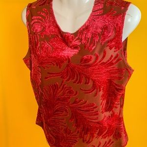Velvet vintage crop top!